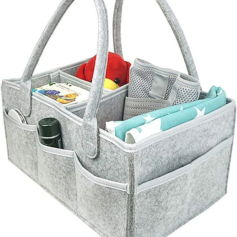 Baby Storage Bag Large Capacity Scientific Division Of Labor Lightweight And Convenient To Carry Stroller Accessories