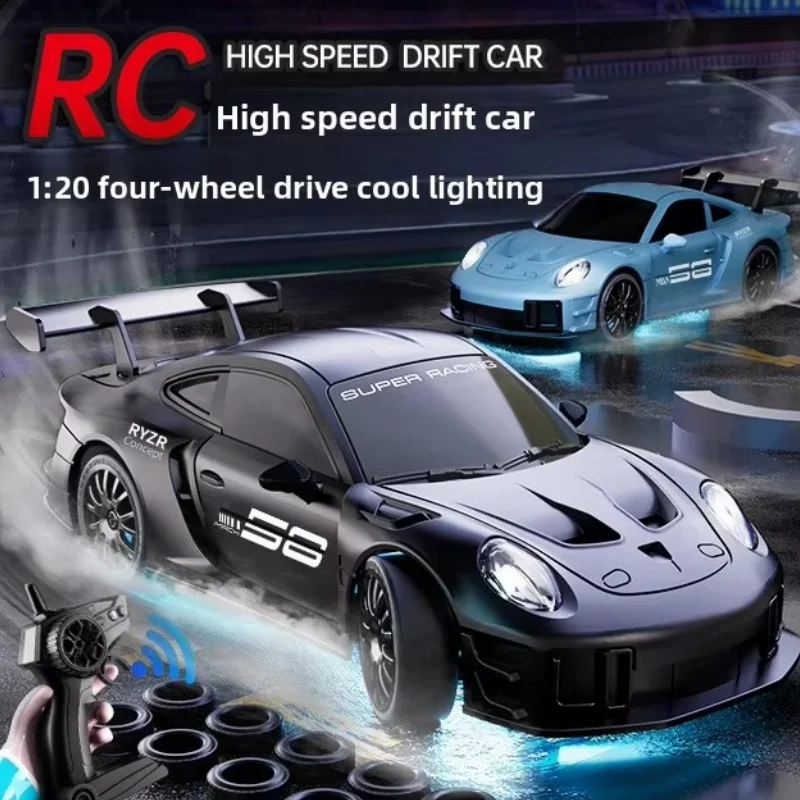 

4WD Smart Drift RC Гоночный автомобиль Высокоскоростной 2,4 ГГц Электрический автомобиль с дистанционным управлением Игрушка со светодиодной подсветкой для детей 6-12 лет Подарок на день рождения для мальчиков