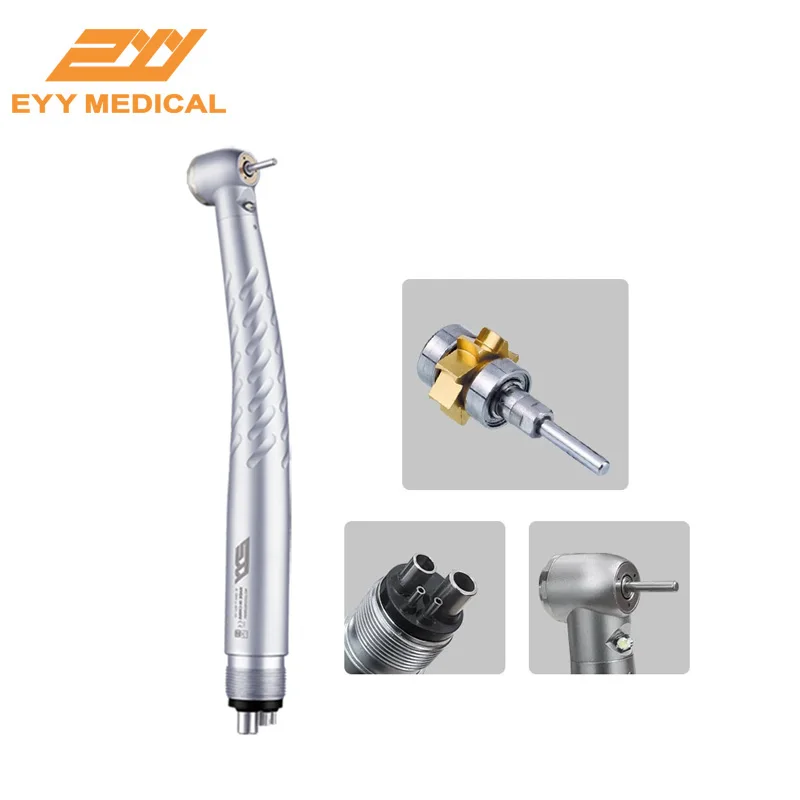 Dental High Speed LED Handpiece Rotor Cartridge Ceramic Bearings 2/4 Hole Standard Torque Head Dentistry Tool Dental