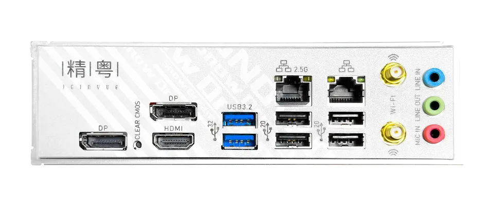 JGINYUE B760I Snow Dream WiFi6 Mini-ITX motherboard LGA1700 DDR4