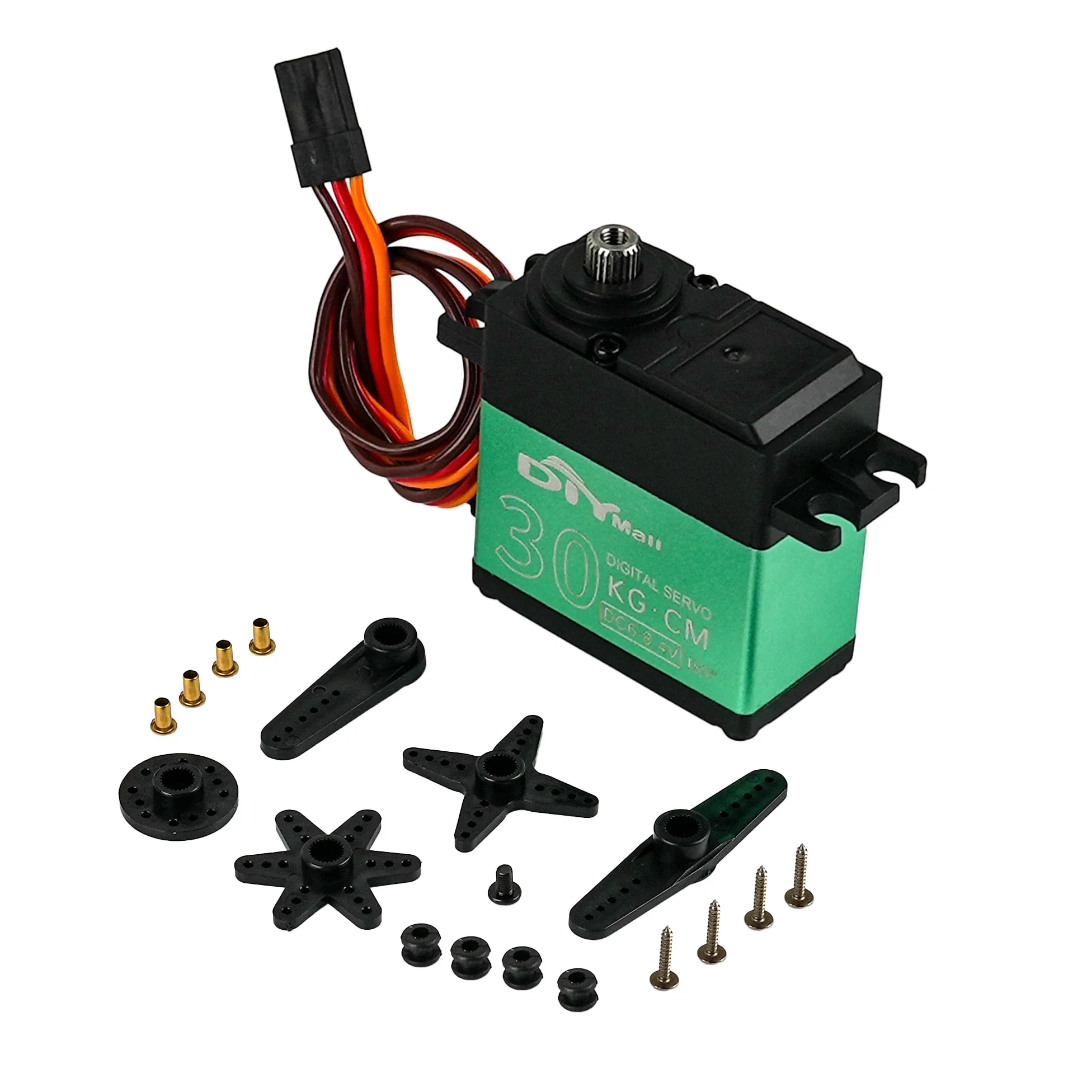 TD-8830MG Digitale Servo 30kg.cm Motor 4.8-8.4V Metal Gear Hoog Koppel 90/180/270/360 Graden RC Servo voor Robot Auto Vliegtuigen DIY