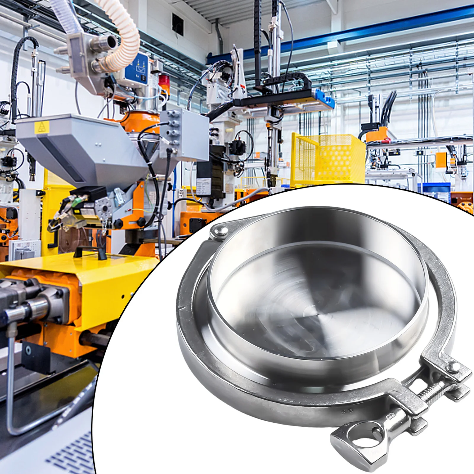 

High quality Stainless Steel Sanitary Fitting Kit with 4 Inch End Cap+4 Inch Weld Ferrule+4 Inch Triclamp+4 Inch PTFE Gasket