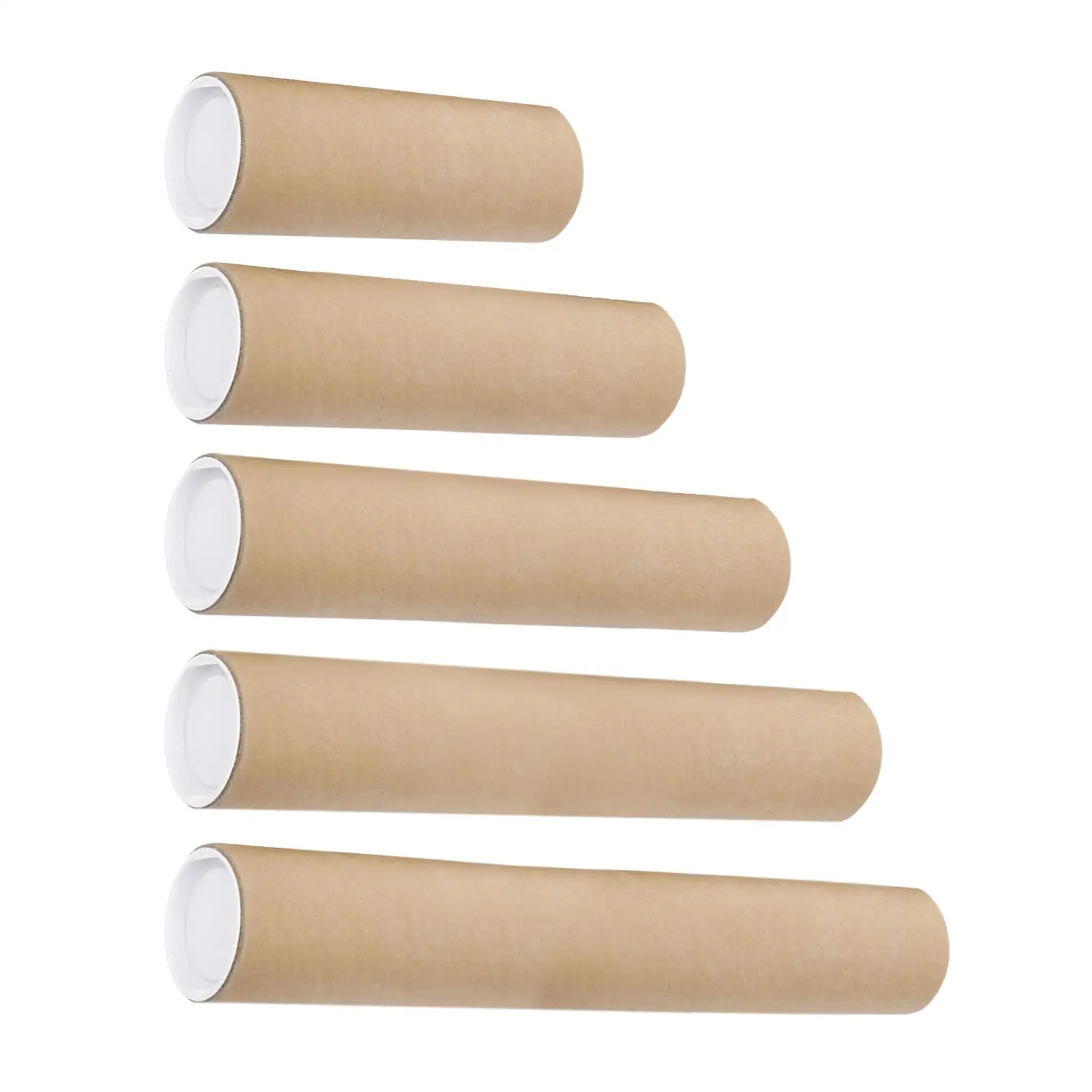 Cardboard Poster Tubes for Mailing Protector Tube Postal Tube Packaging for Art Shipping