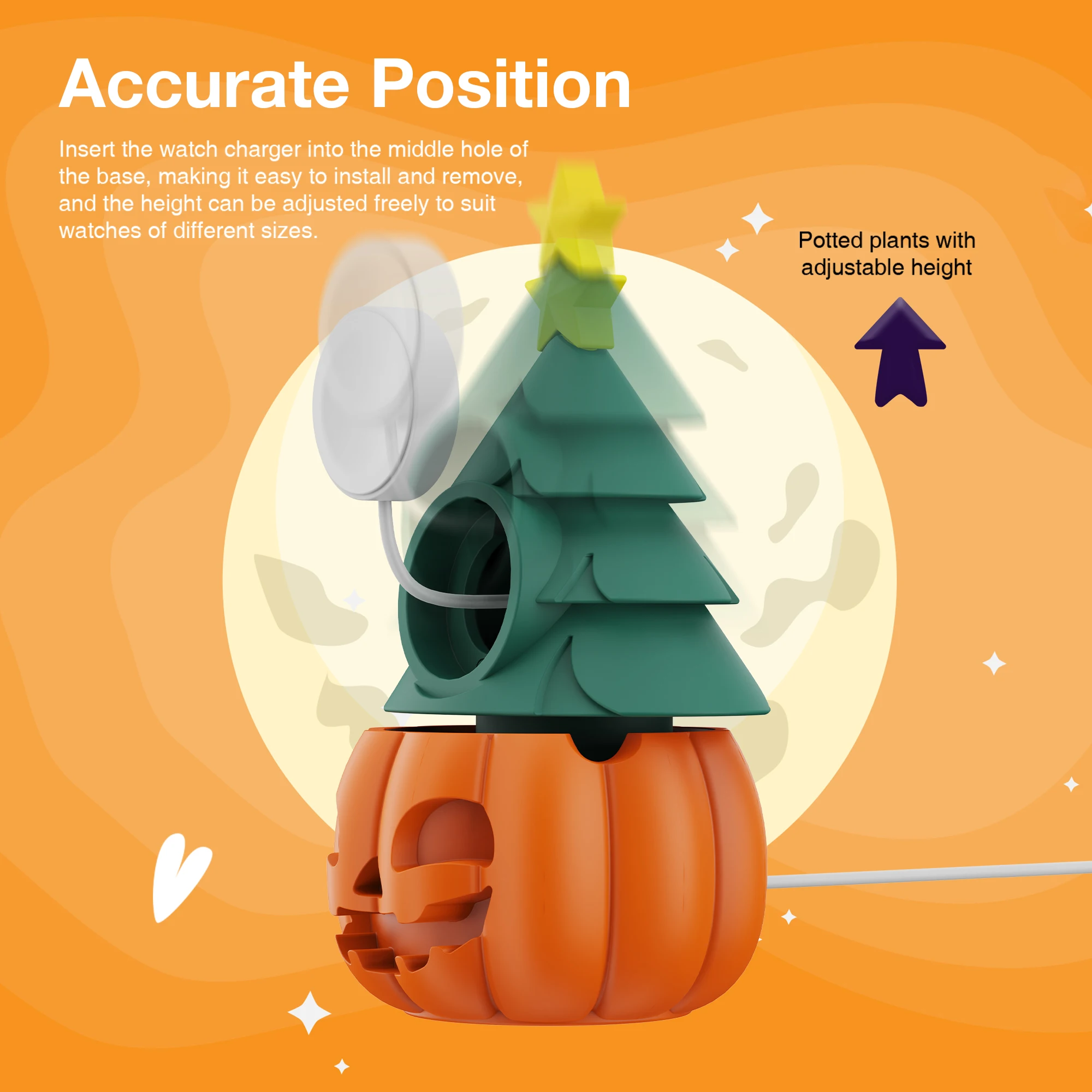 Supporto per caricabatterie in silicone per Apple Watch serie 9 8 7 6 5 4 3 2 SE Supporto per dock di ricarica per iWatch Apple Watch Ultra 2/1 Staffa