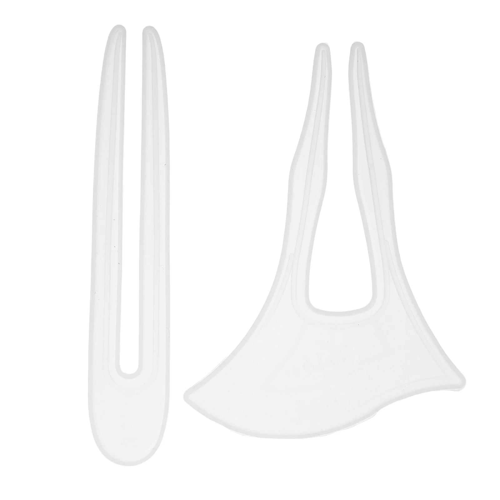 

2pcs Diy Hairpin Silicone Epoxy Compatible Flexible Durable Craft Jewelry Making For Unique Accessories Creative Stick Resin