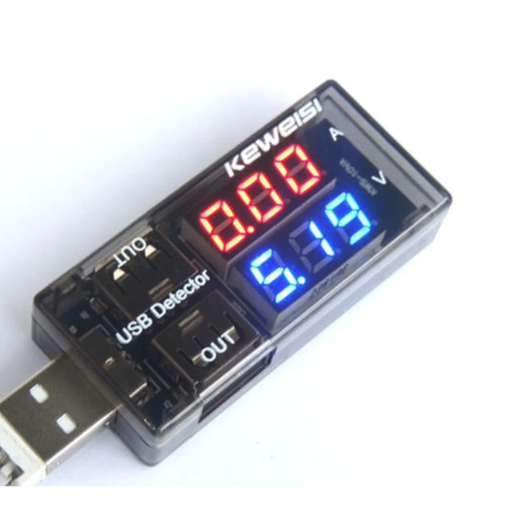

USB Voltage Current Multimeter Portable Durable Tester Monitor Power Voltmeter Ammeter Compact Plug Play