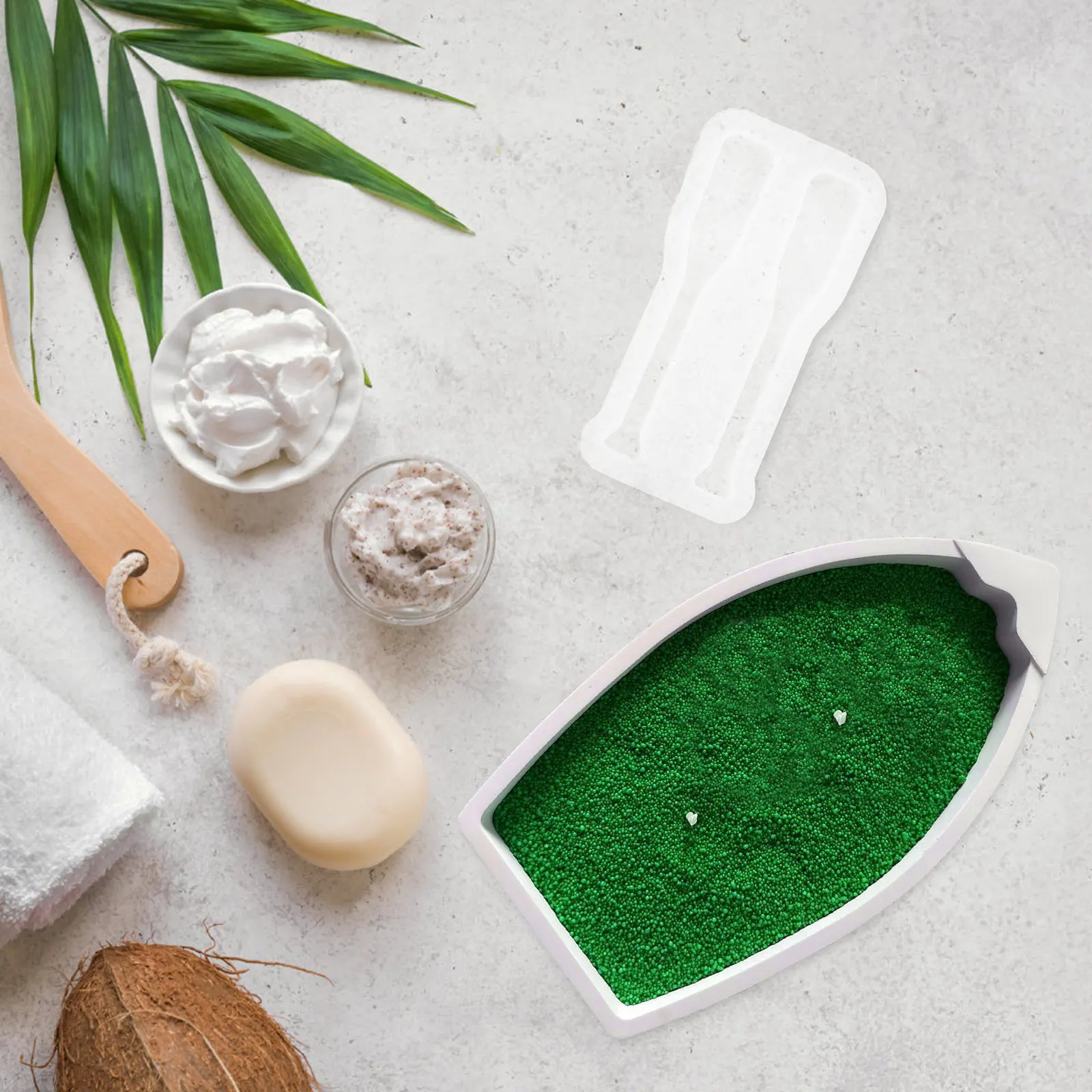 

Силиконовая форма в форме лодки для поделок из смолы, подставок, подносов для сервировки, эпоксидных изделий, для литья