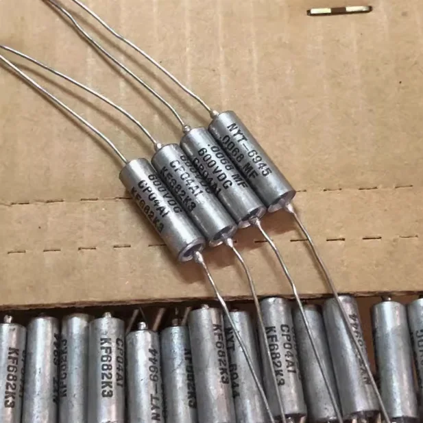 

4pcs/lot Original American NYT CP04A1KF682K3 0.0068UF 600V 6.5x20mm audio coupling oil immersed capacitor free shipping