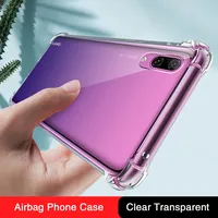 Coque Slim Soft Silicone Shockproof Phone Case for Huawei Enjoy9 Enjoy 9 Plus 9S 9E Airbag Transparent Original Back Cover Funda