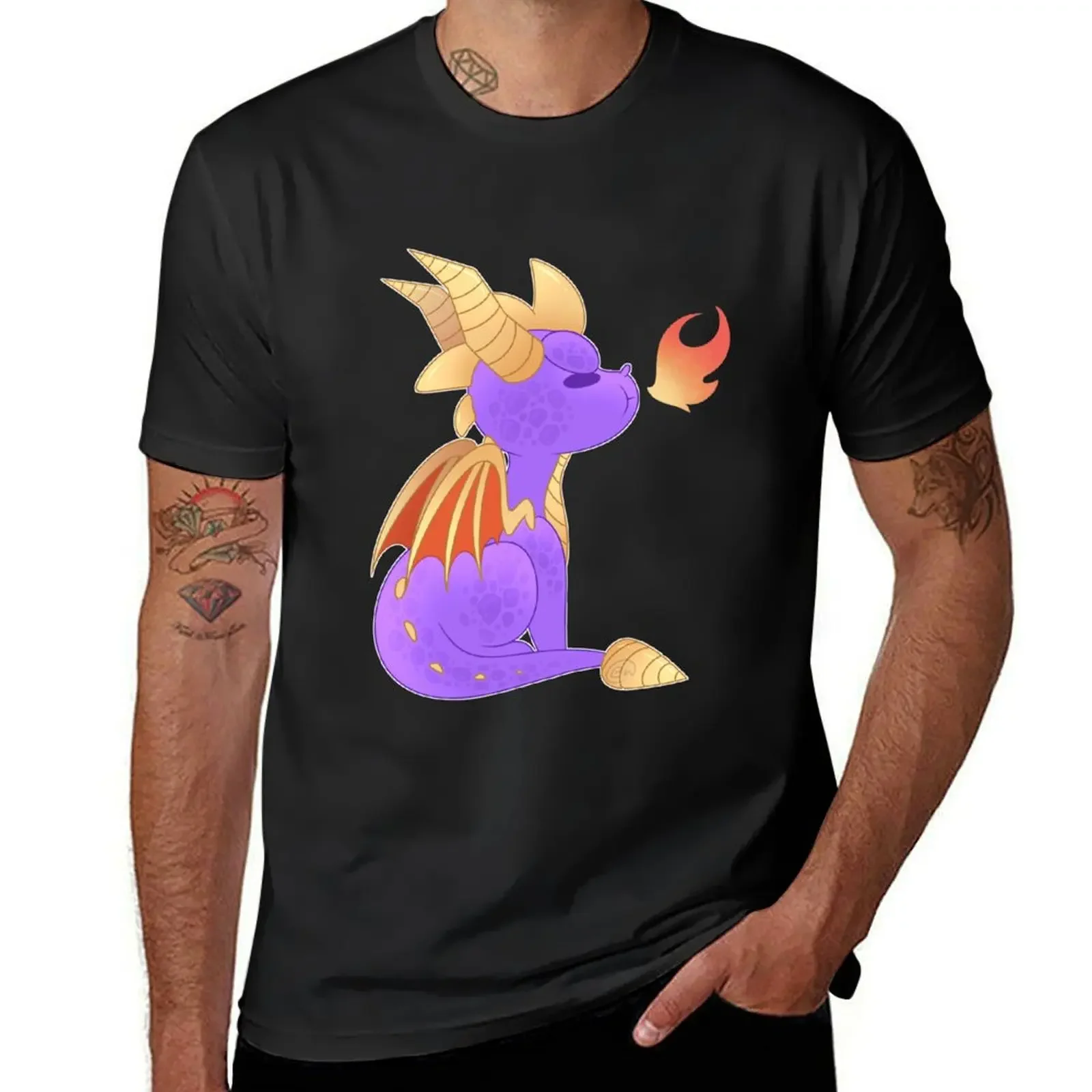 

Spyro The Dragon T-Shirt for a boy customs design your own vintage clothes blacks mens graphic t-shirts hip hop