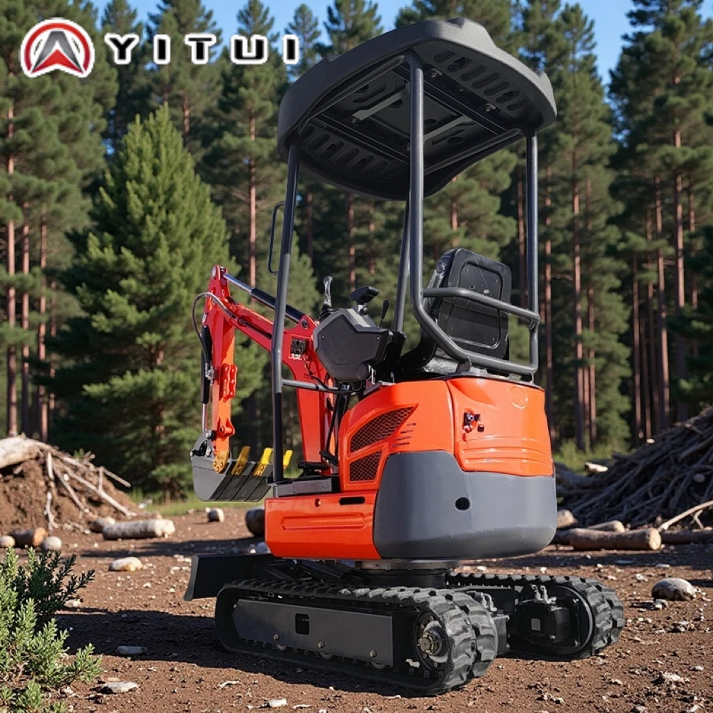 Мини-экскаватор Kubota по индивидуальному заказу, 2,0 тонны, высококачественный EURO 5, EPA с насадками, многоцелевой мини-экскаватор