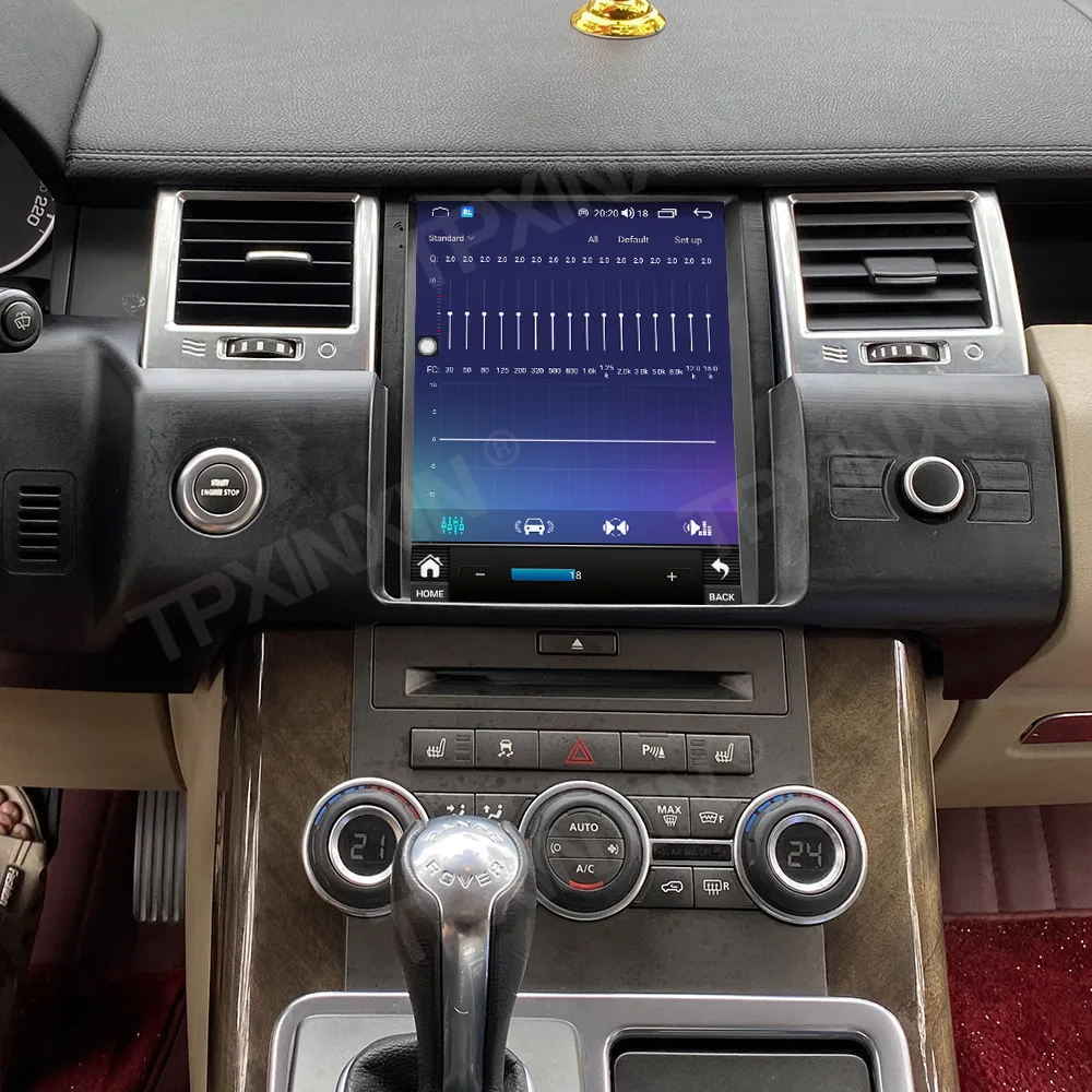 راديو سيارة بشاشة تعمل باللمس لسيارة لاند روفر رينج روفر سبورت 2010-2013 أندرويد نظام تحديد المواقع للسيارات الوسائط المتعددة راديو تلقائي استقبال ستيريو #5