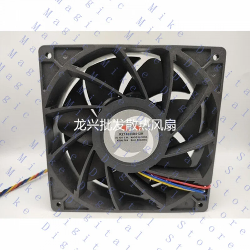 

UU 1 PCS Fan 14cm 2 wire large air cooling fan KZ14038B012H DC12V 5.4A 14038