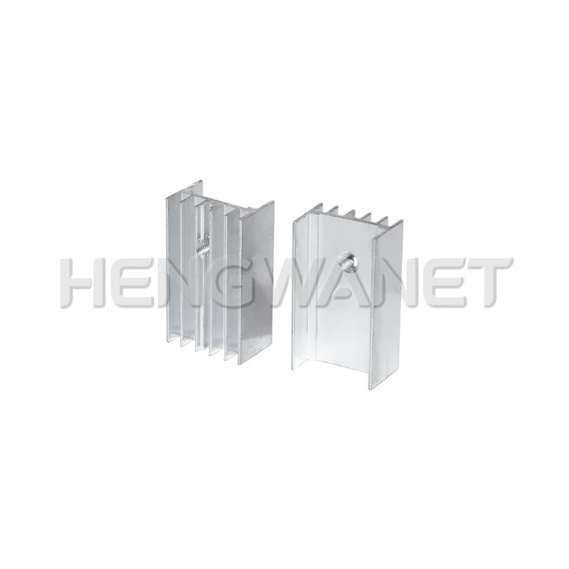 10pcs 15*10*25mm Transistor TO-220 Aluminum Heatsink Radiator For Transistors TO220 white