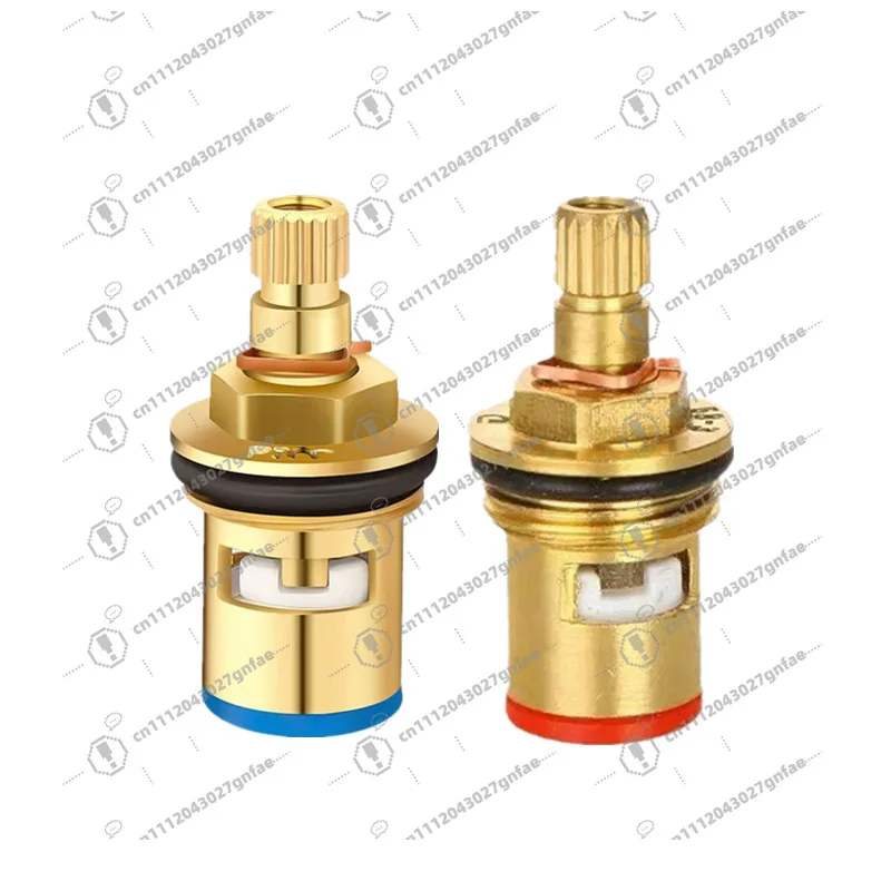 Replacement Brass Ceramic Disc Tap Triangle Valve Single Hot and Cold Water Ceramic Accessories 4 points