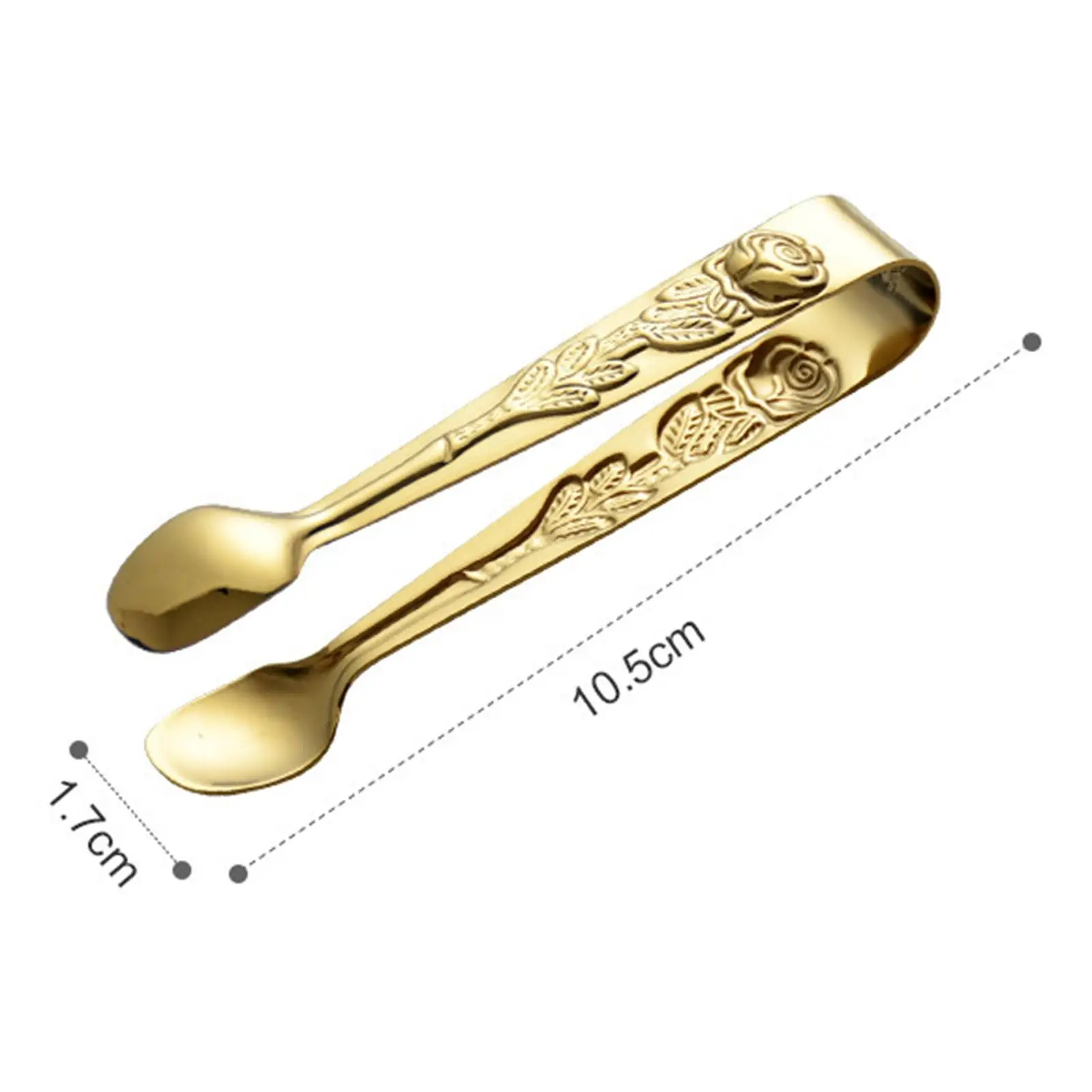 Stainless Steel Cooking Tongs Mini Food Tongs Buffet Utensil Locking Grill Clamps for Kitchen Serving Barbecue