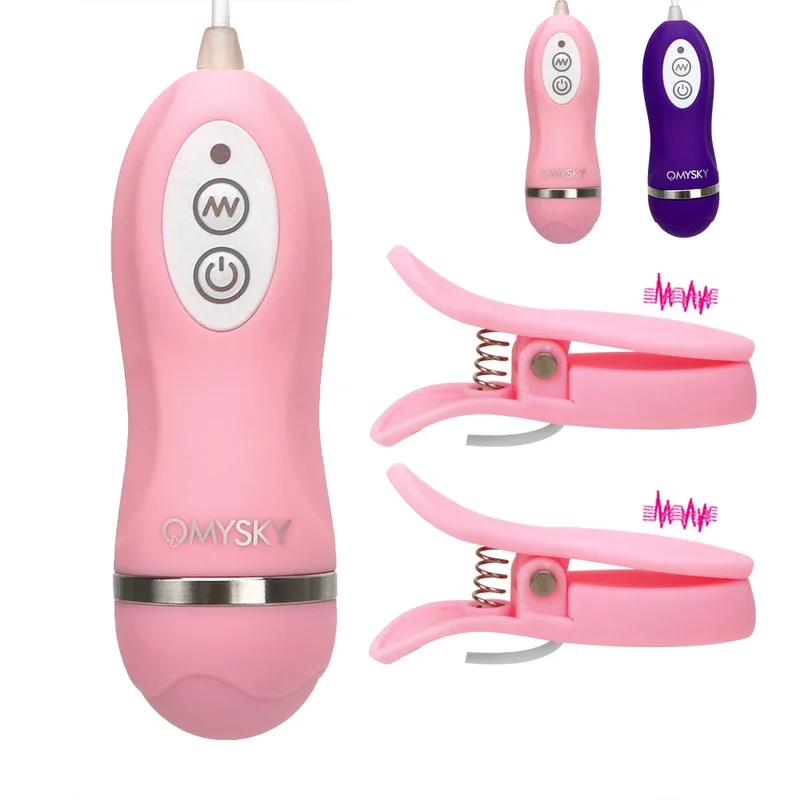 Vibrator klem puting untuk wanita Stimulator klitoris klip payudara alat pasangan mainan seks permainan dewasa mesin menggoda produk Erotis