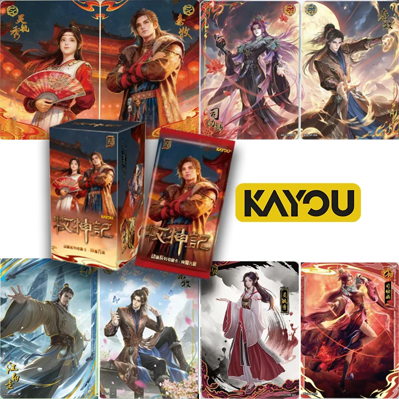 

KAYOU Genuine MU SHEN JI Card A myriad of gods and demons Qinmu Qinlanqing Lingshuxiu Anime Characters Collectible Card Toy Gift