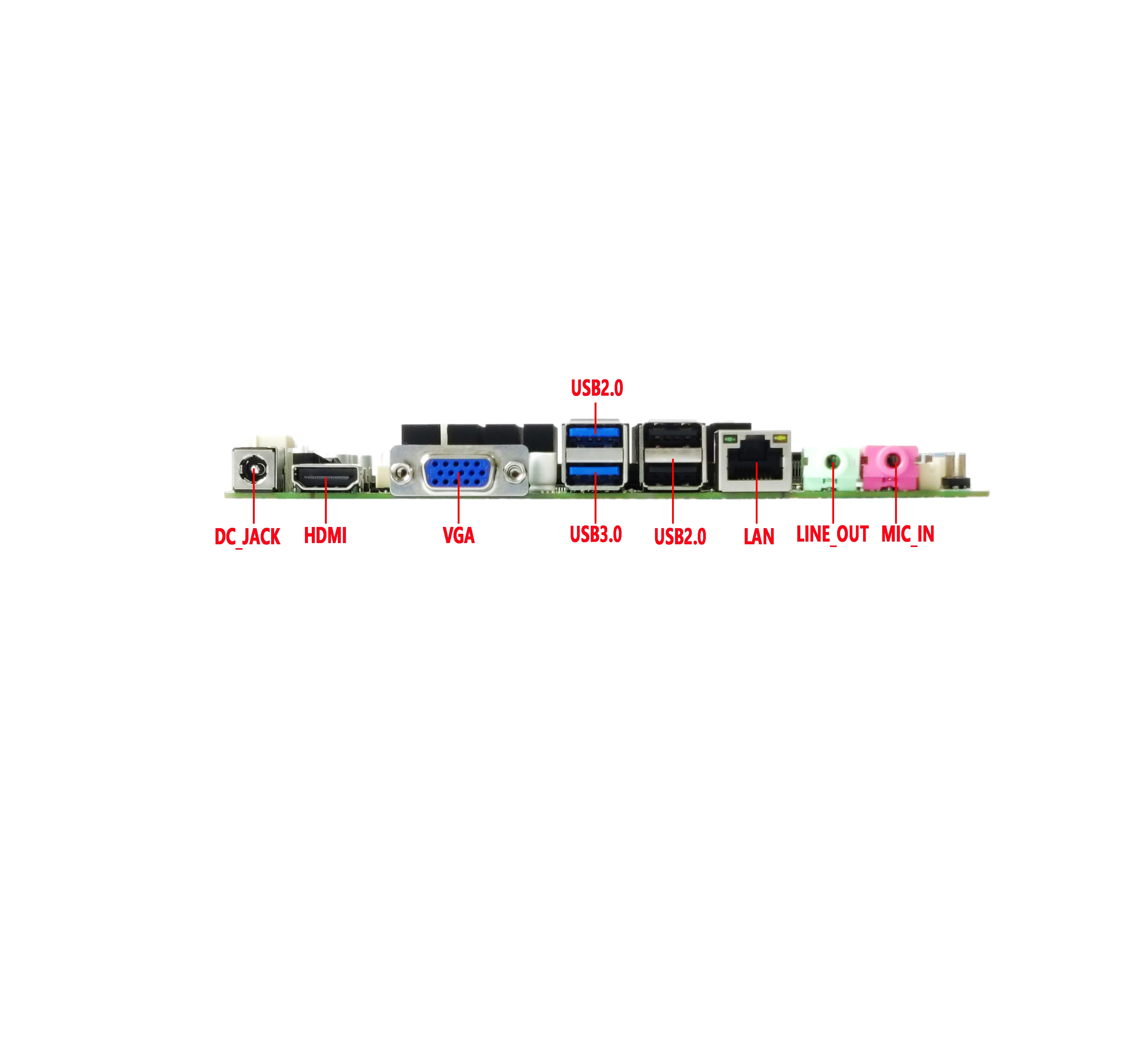 ELSKY Mini ITX Motherboard With 4*COM 1/2*LAN 4K USB DDR3-8G Support Celeron J1900 CPU