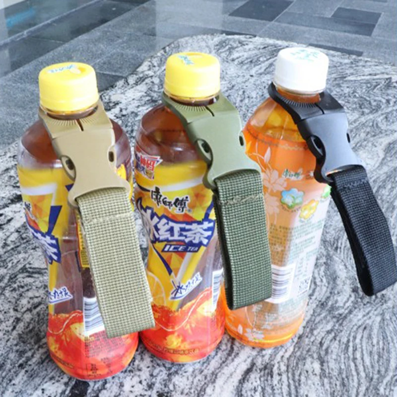 

Water Bottle Holder Clip Outdoor Camping Hiking Tactical Hanging Belt Buckle