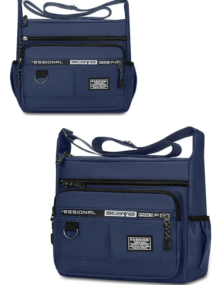Herren-Umhängetasche, modische Aufbewahrungstasche, Schultertaschen für Business und Freizeit, Damen-Crossbody-Tasche, Herren-Umhängetasche – Detail 9