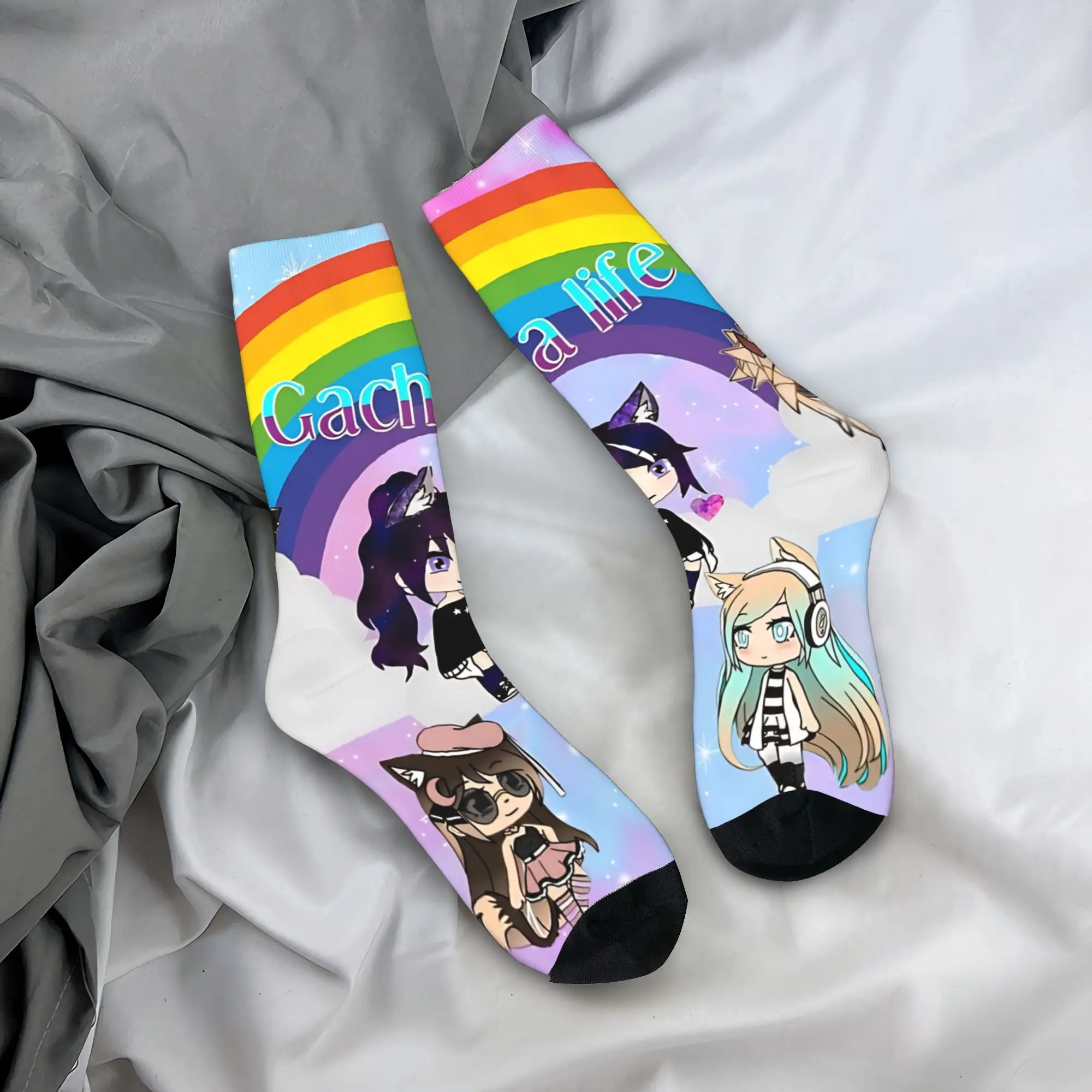 جوارب gacha life anime pack، جوارب عصرية للرجال، جوارب تزلج عالية الجودة، جوارب شتوية مضادة للانزلاق