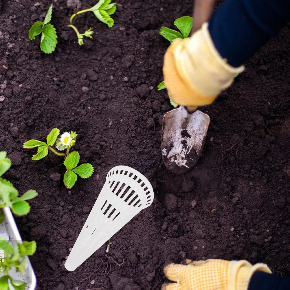 

5pcs Hydroponic Seedling Pots with Drainage Mesh Cups for Plants Net Garden Slotted Orchid Kit Planters Plastic Baskets