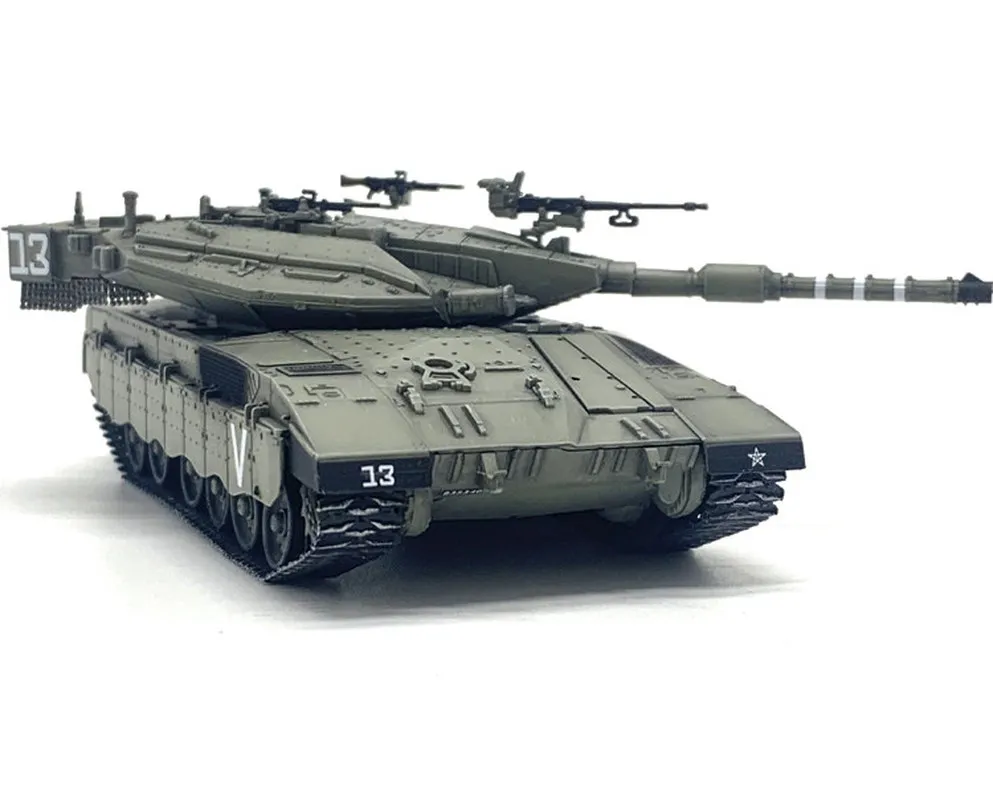 Artisan Israeli Merkava 3d Main Battle Tank Finished Model Explosion Proof Curtain Version For Military Collection Enthusiasts