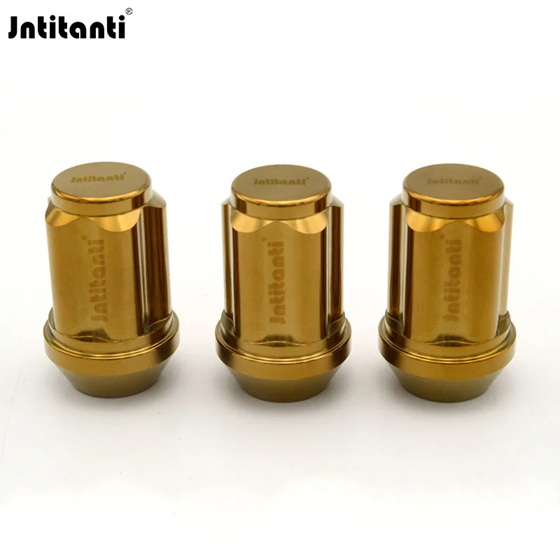 Jntitanti titanium nut M12*1.5*35mm racing cone seat Gr.5 titanium lug nut for Toyota,Mazda,Honda,Acura,Scion,Lexus,Mitsubishi