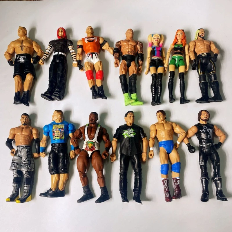 18cm Wrestler Wrestling Warrior Action Figure giunti bambole mobili giocattolo gladiatore Boxer Collection ornamento regali di compleanno per bambini