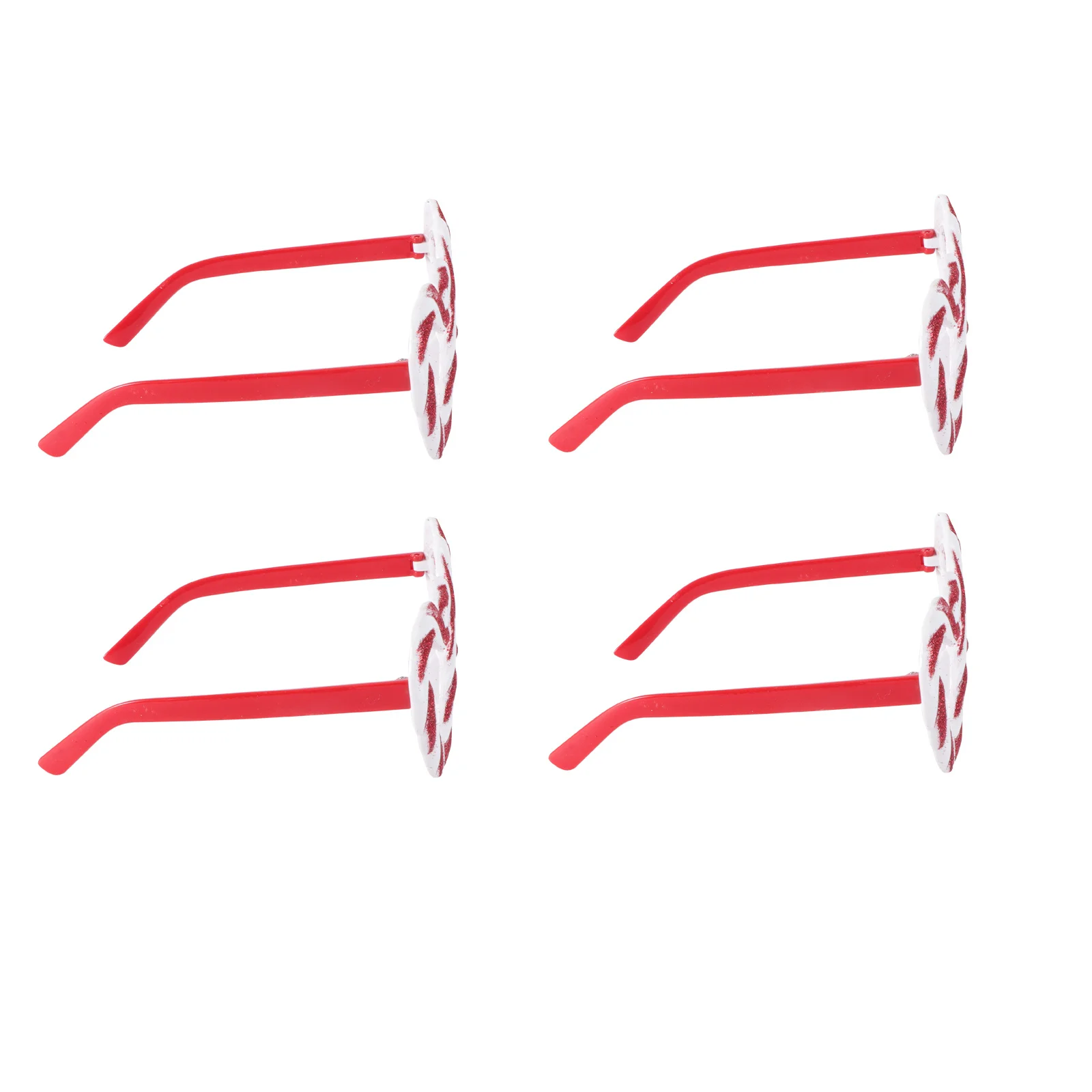 

4pcs Heart Glasses Valentine Party Supplies Photo Prop Fashion Eyewear Funny Glasses Women Creative Eyeglasses Decor Accessory
