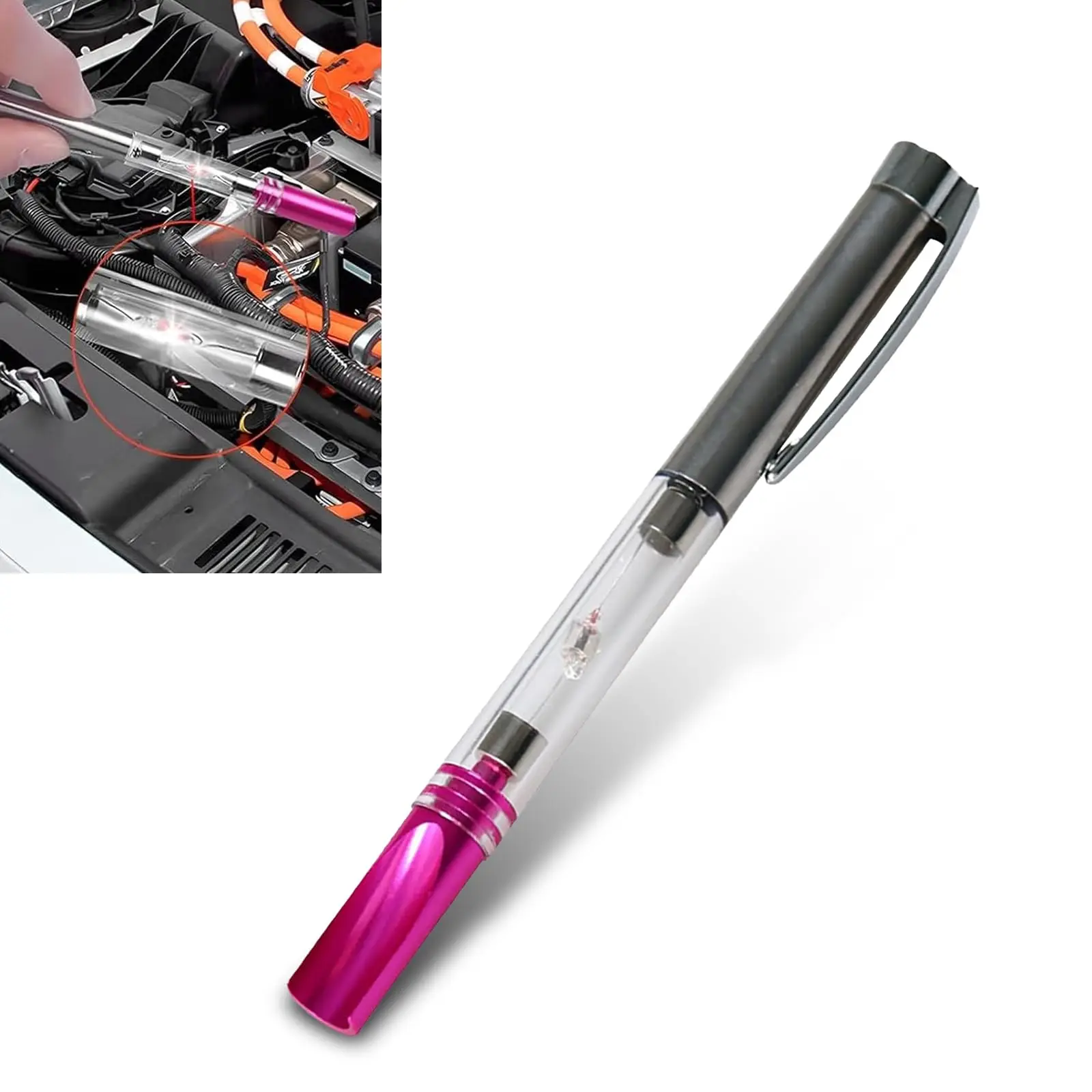 Car Spark Plug Tester Ignition System Coil Engine Inline Autos Diagnostic Test Tool in-Line Igniton Spark Tester Wire Spark Test