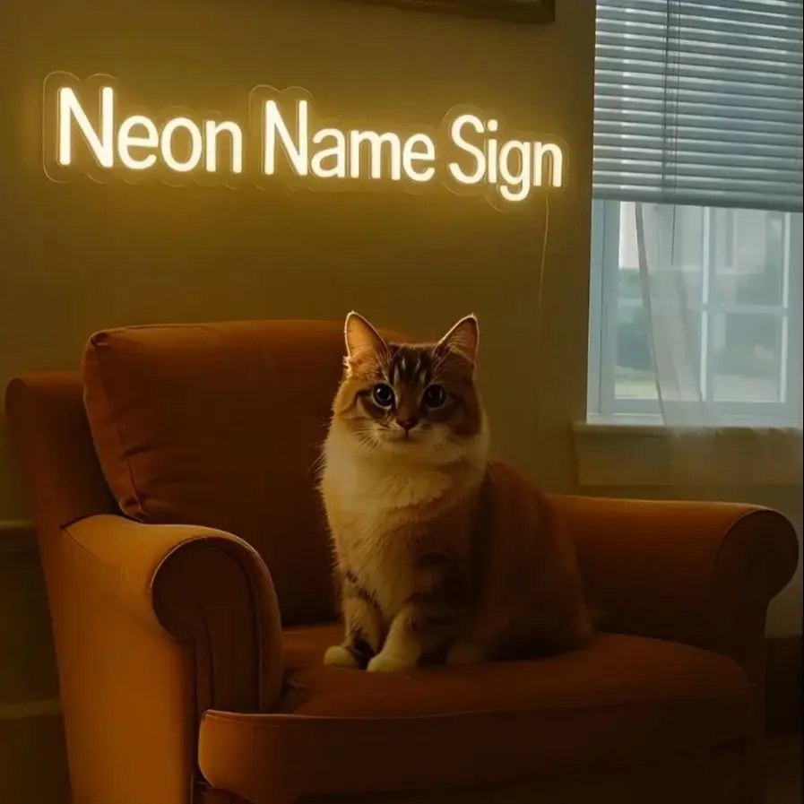 

Custom Name Neon Sign Baby Birthday Party Gift Kid Room Home Wall Decor Led Name Sign Dorm Room Decor Personalized Gifts Light