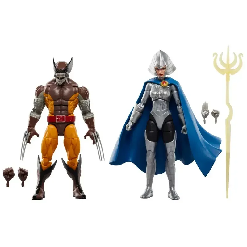 Original F9034 Toy Marvel Legends Series Wolverine And Lilandra Neramani 6-Inch Anime Action Figures Collectibles Toy Kids Gift