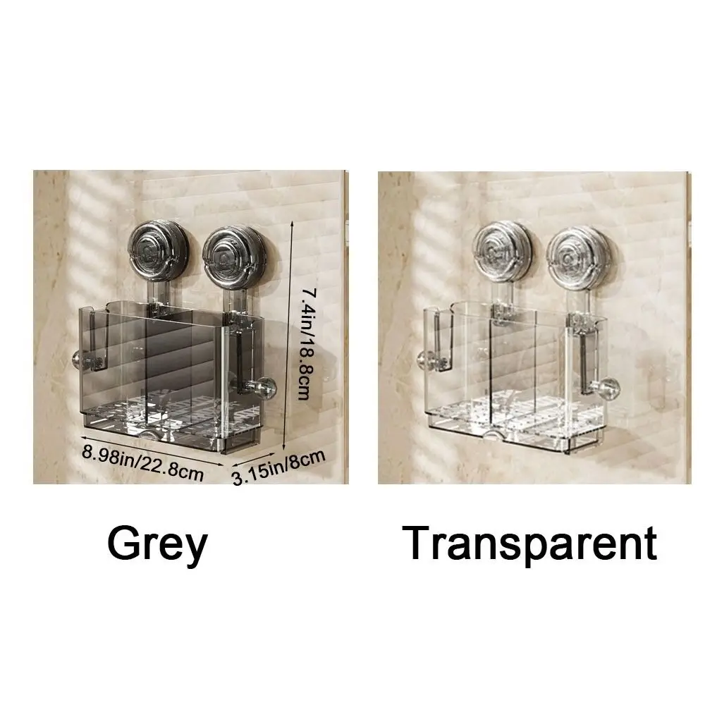 Пластиковая присоска, держатель для палочек для еды, большая емкость, влагостойкий ящик для хранения палочек для еды, настенный монтаж со сливным поддоном