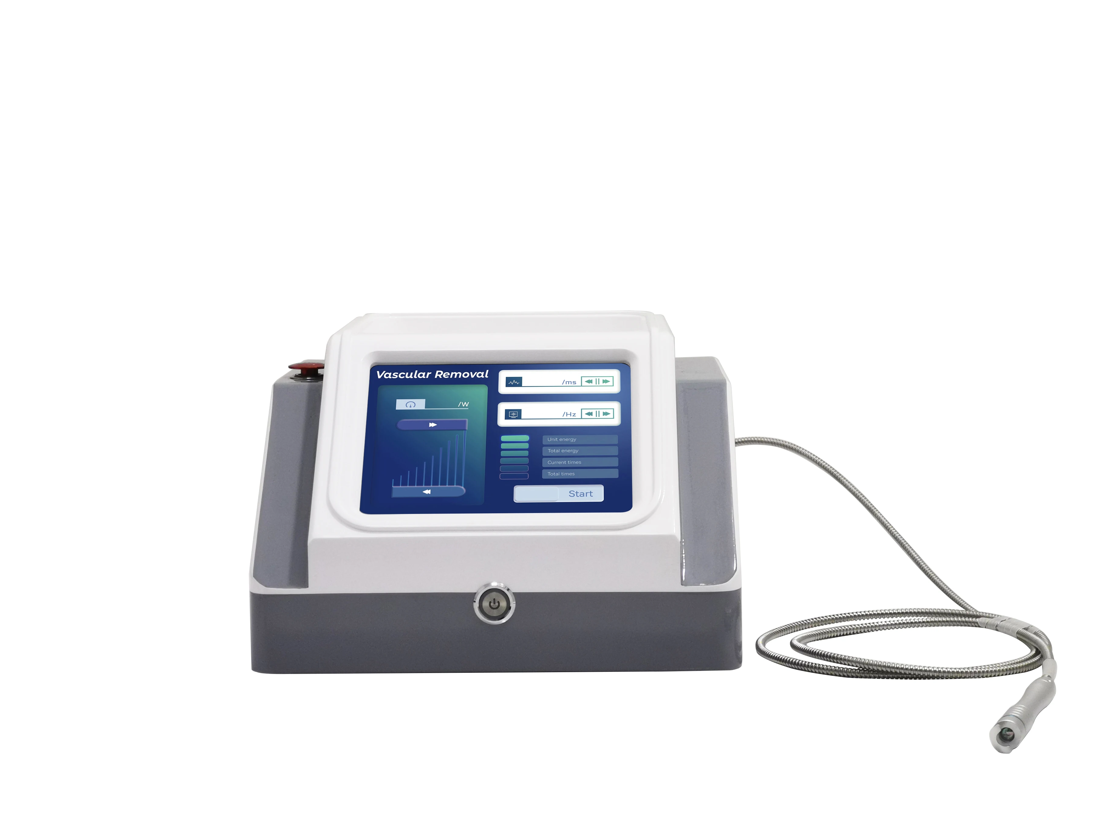 980nm Diode Laser Vascular Removal Machine, 20W, Non-Invasive Spider Vein and Red Blood Treatment, Salon-Grade，CE Certified
