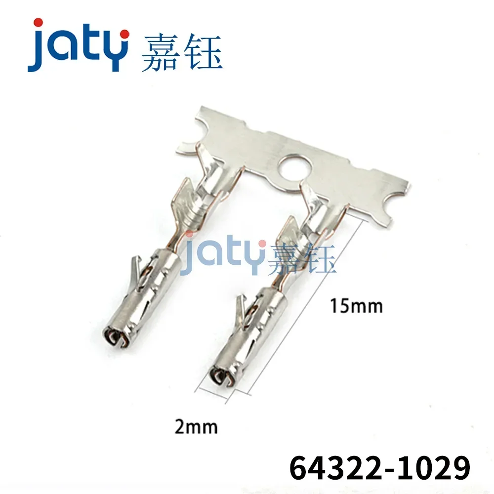 JATY 100pcs 64322-1029 Molex type connector terminals crimp terminals copper tinned female terminal block 643221029