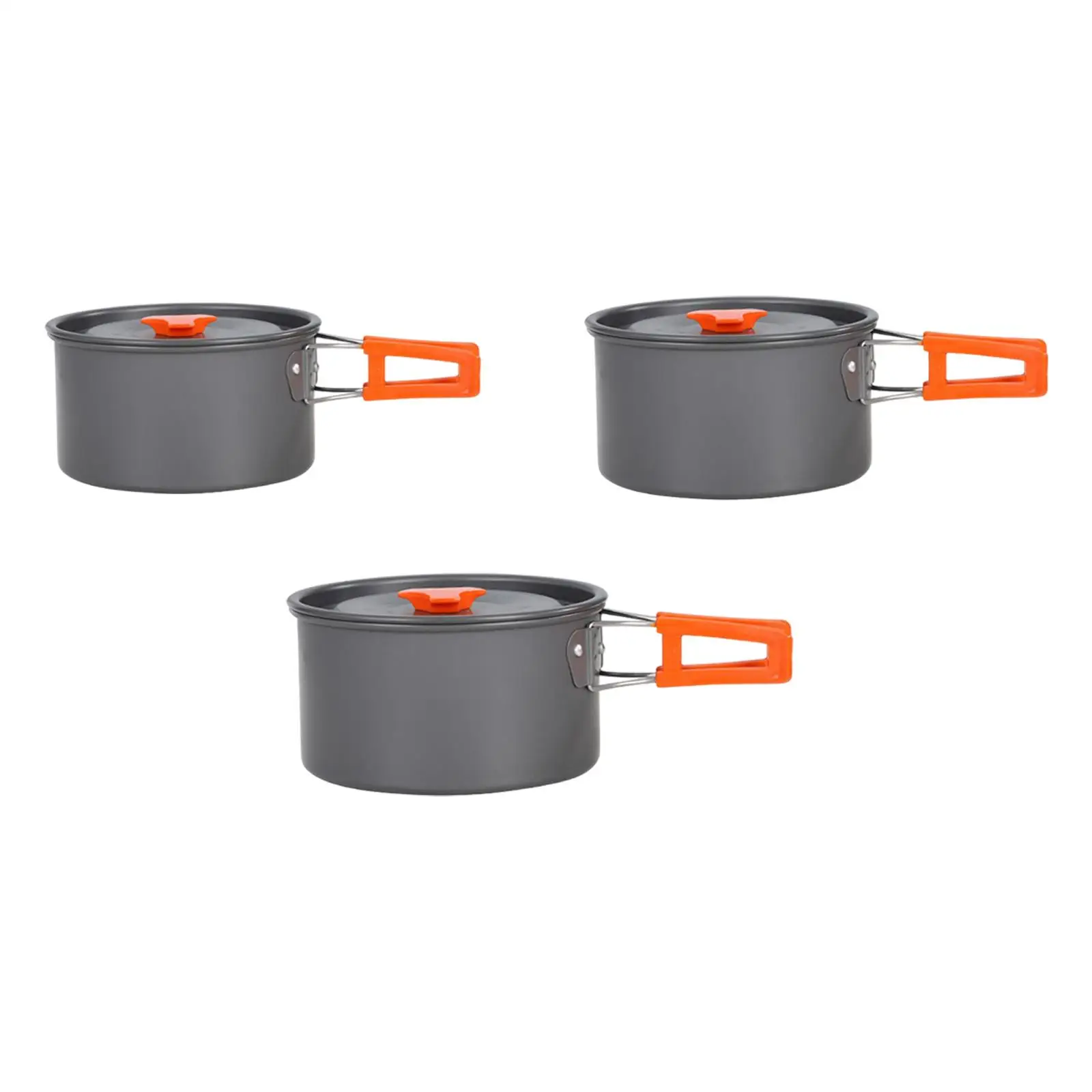 

Горшок для кемпинга, посуда, компактная портативная кастрюля для кипящей воды, кастрюля для кемпинга, путешествий, пляжа, исследования барбекю