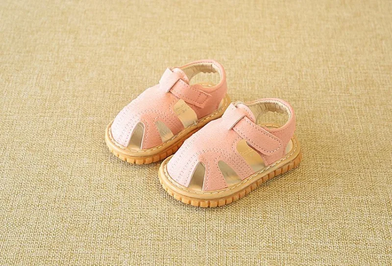 Baby Quietsch-Sandalen für Sommer, Kleinkinder Jungen Mädchen, Niedliche Freizeitschuhe, Rutschfeste Indoor-Lauflernschuhe – Detail 18