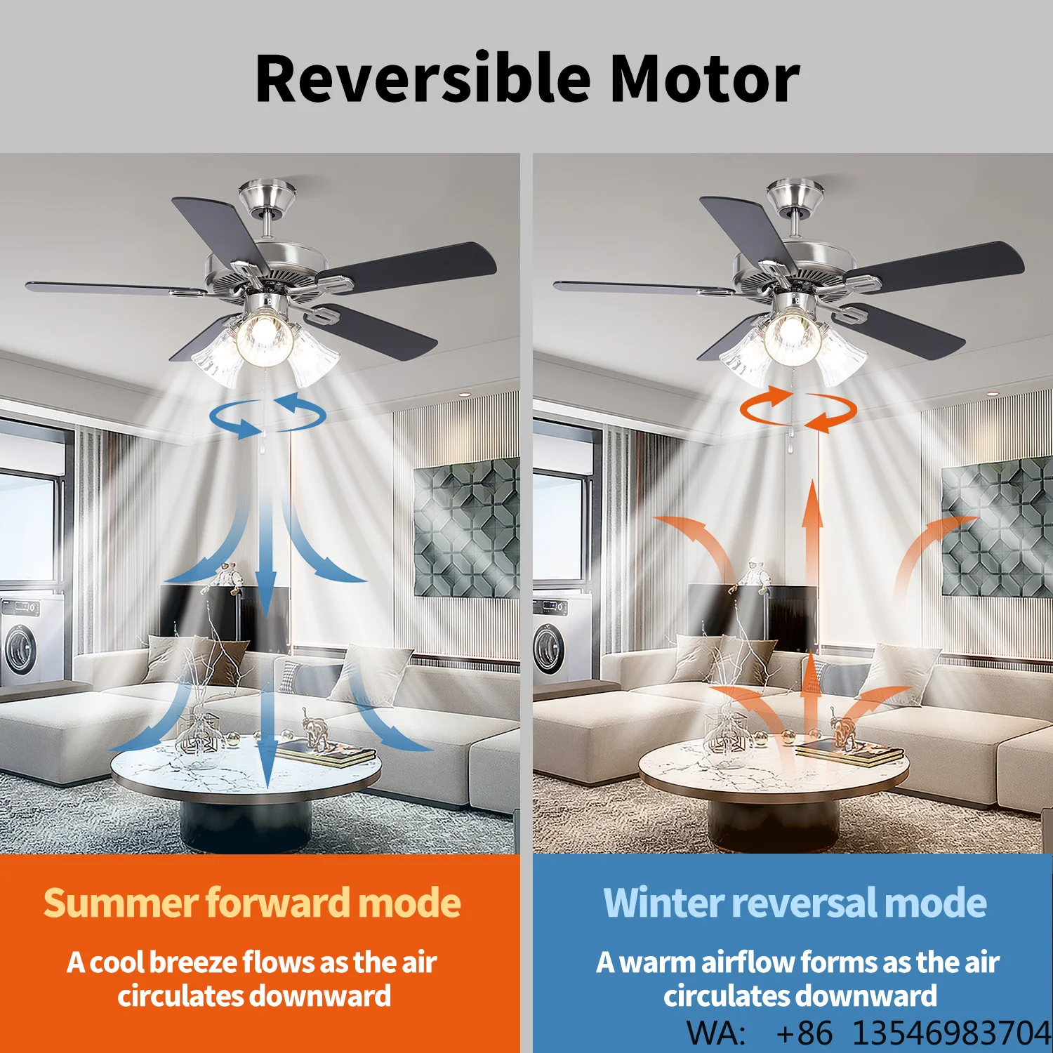 42 Inch Indoor Copper Motor Ce - Lighting Decor And More recension och pris