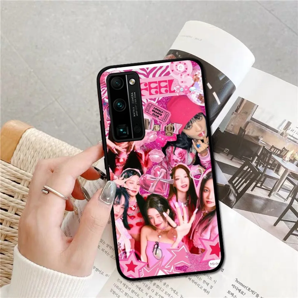 Kpop G-GIDLE I FEEL Beautiful Phone Case For Huawei Honor 10 lite 9 20 7A 9X 30 50 60 70 pro plus Soft Silicone Cover