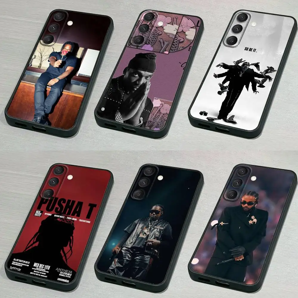 

P-Pusha T-T Phone Case For Samsung S 25,24,23,22,30,21,10,9,Ultra,Plus,Lite,FE,4,5G Black Soft Case