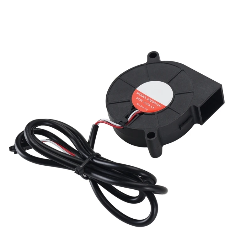 

5015 50mm DC5V 0.35A Sleeve Bearing Brushless Cooling Blower Fan 50mmx15mm Blower Cooler Fan for 3D Printer