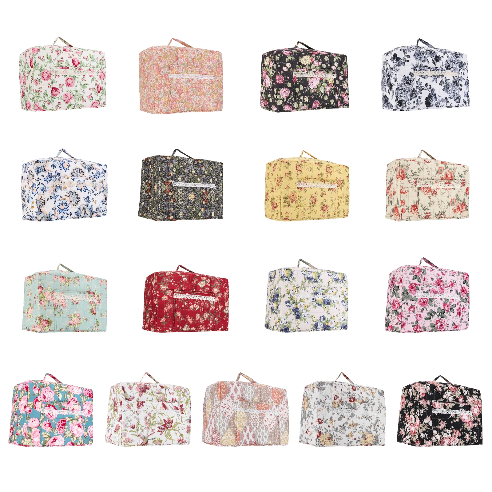 

Sewing Machine Dust Cover with Pocket Sewing Machine Protective Cover for Most Standard Machines and Accessories