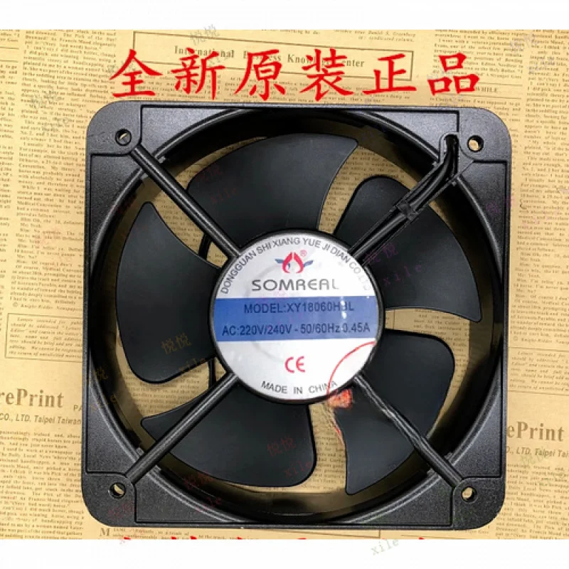 

L L for SOMREAL XY18060HBL AC220V/240V 0.45A Metal Cooling Fan