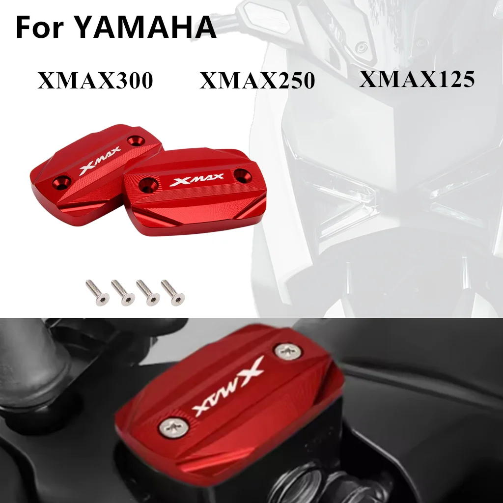 

Motorcycle Accessories for YAMAHA XMAX300 XMAX125 XMAX250 Upper Pump Cover CNC Aluminum Alloy Brake Oil Pot Cover Modified