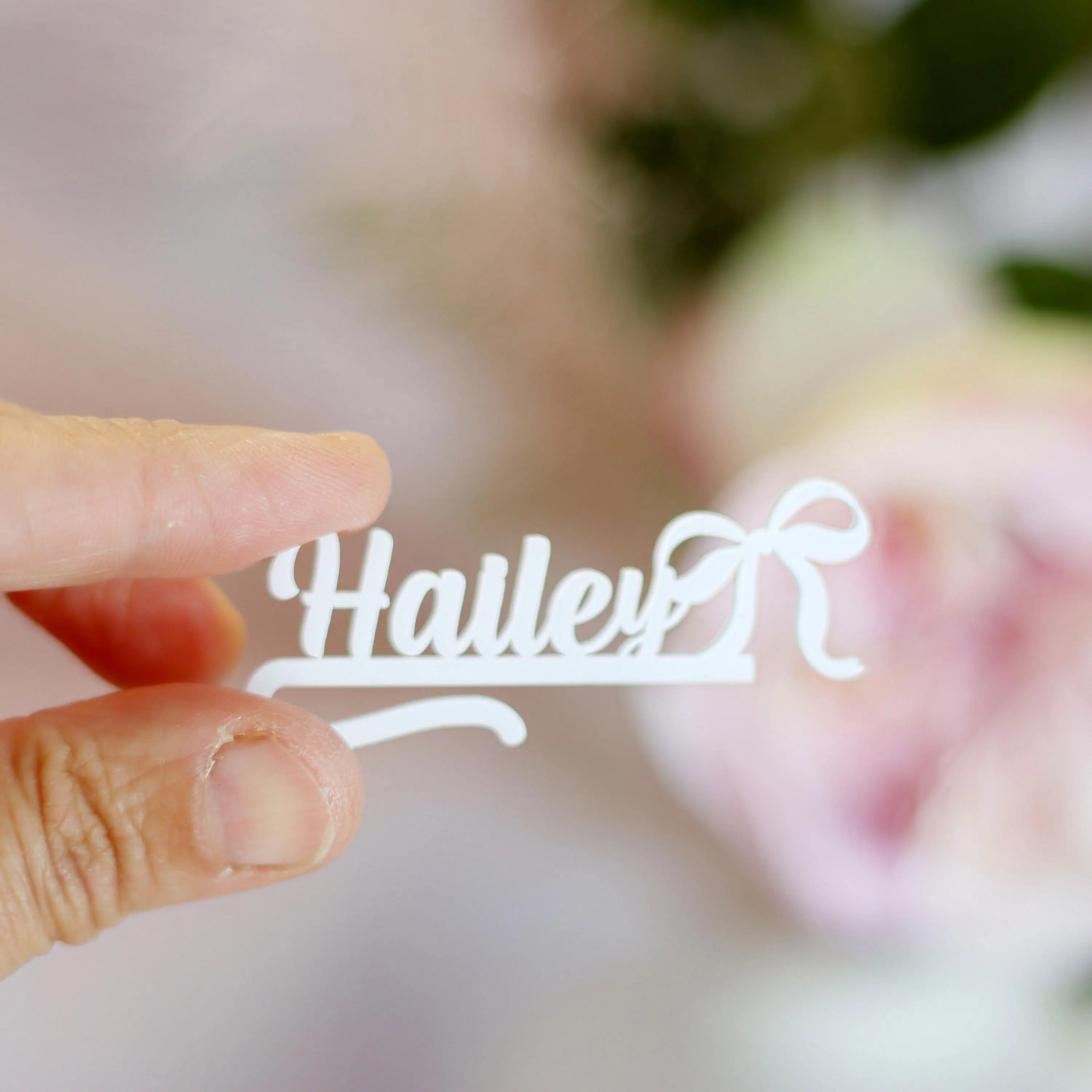

Personalized Bachelorette Party Coquette Bow Wine Charms Bridal Shower Name Place Cards Gift Tags Champagne Flute Acrylic Decor