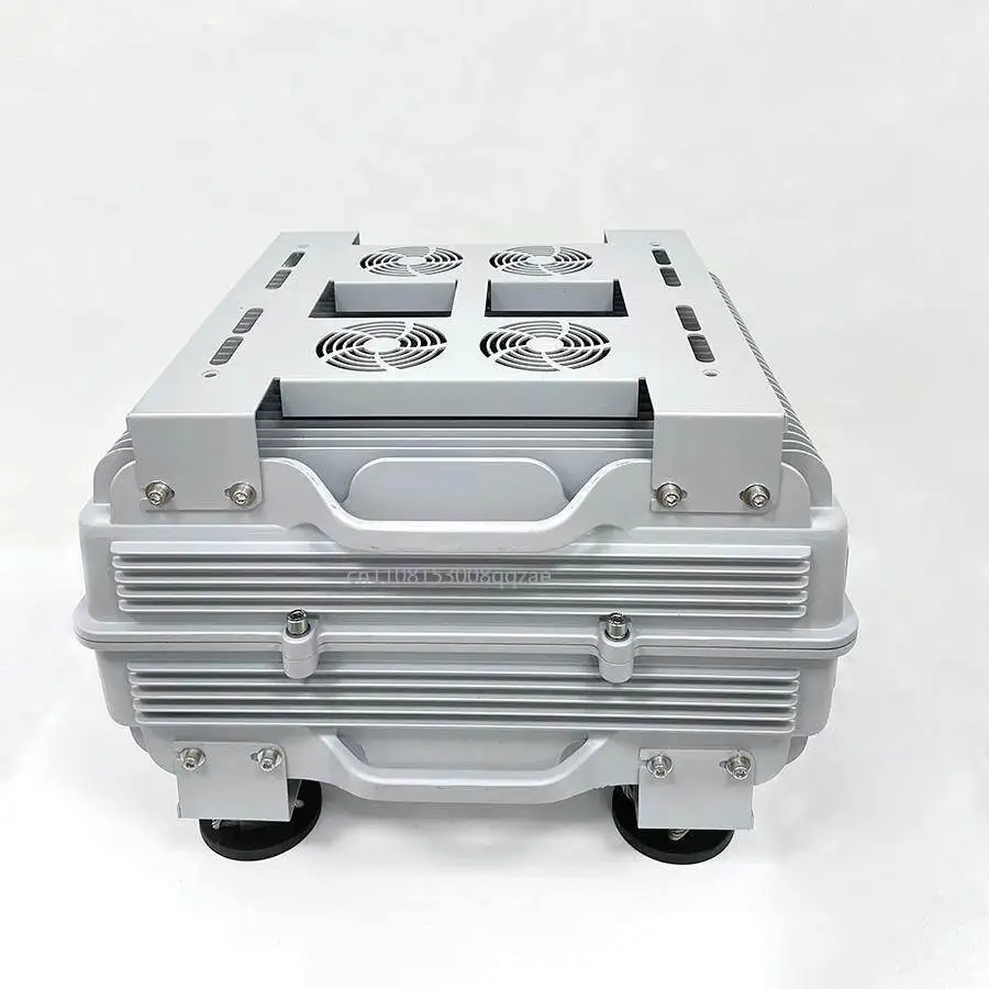 Power Amplifier Chassis High Power 600W Waterproof Die-casting Aluminum Chassis 12-way Waterproof 8 Fans