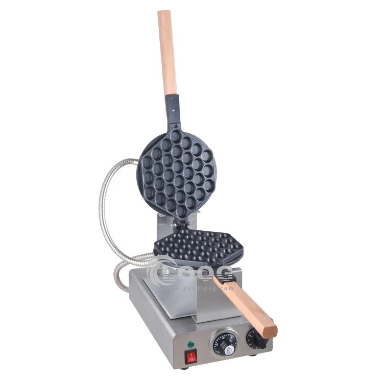 Professional Stainless Steel Hong Kong Egg Waffle Making Machine EGO Thermostat Commercial Bubble Waffle Machine for Business