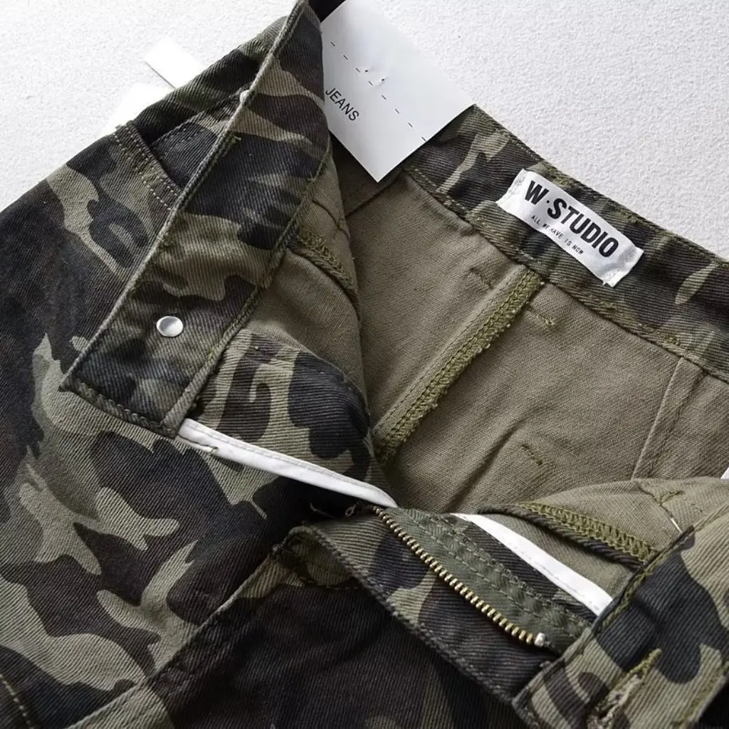 

Women's American-Style High Street Camouflage Skort Retro Mid-Waist A-Line Skirt for Summer Anti-Exposure Hot Girl Fashion